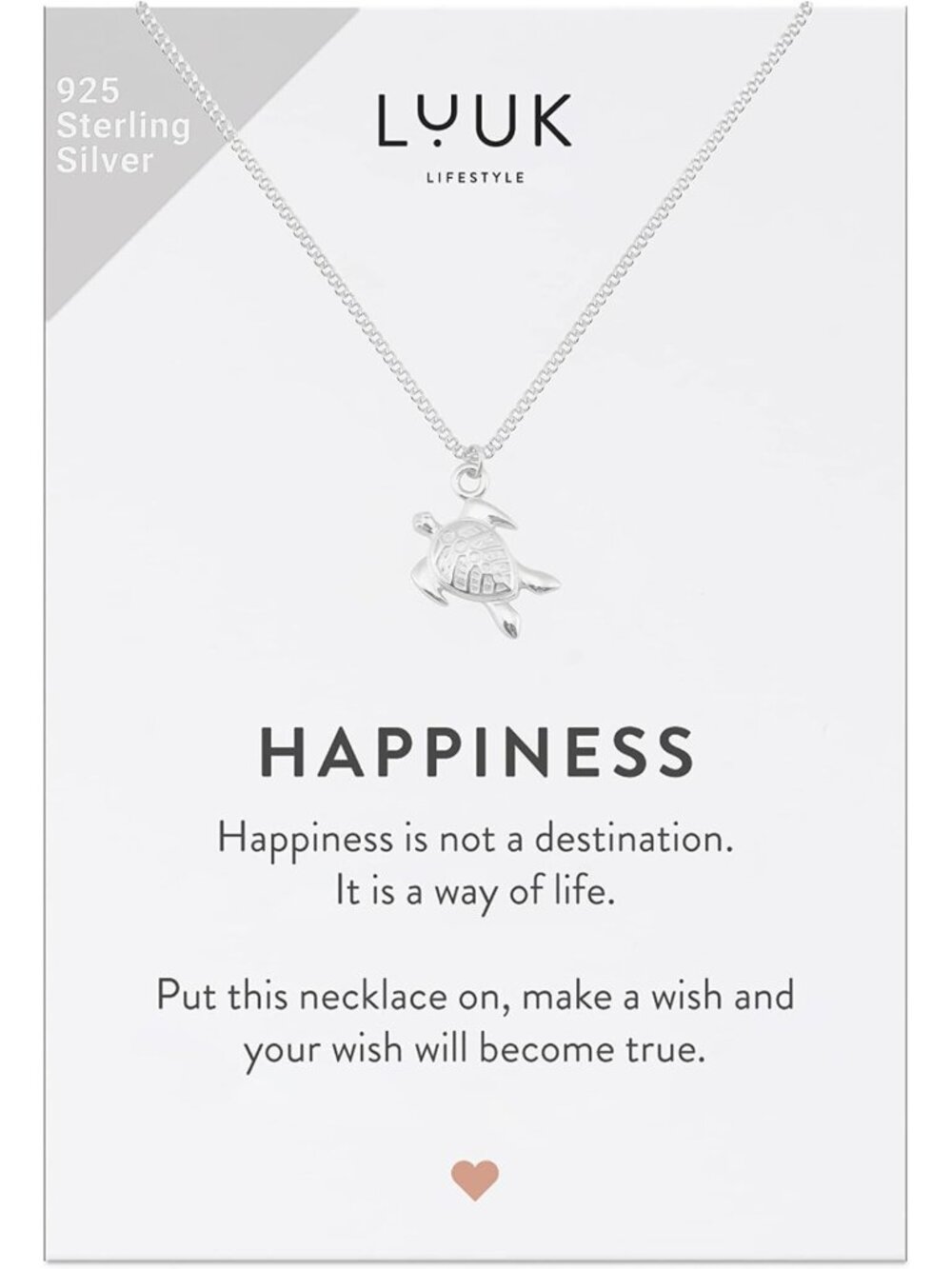 Sterling Silver Pendant Necklaces - Silver, Gold & Rose Gold - Elegant Jewelry